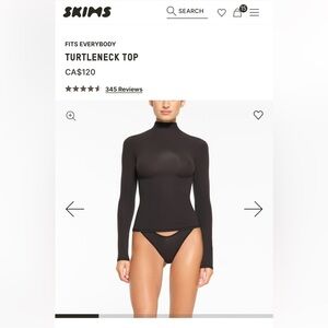 Skims fits everybody turtle neck.